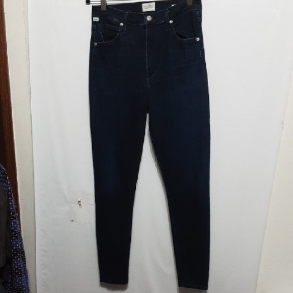 Citizens Of Humanity Chrissy‎ High Rise Dark Blue Jeans